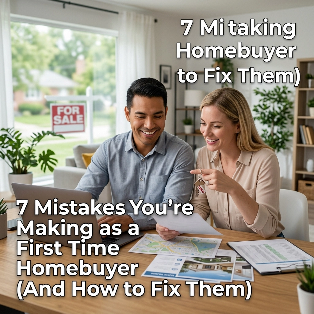 7 Mistakes You’re Making as a First Time Homebuyer (And How to Fix Them)