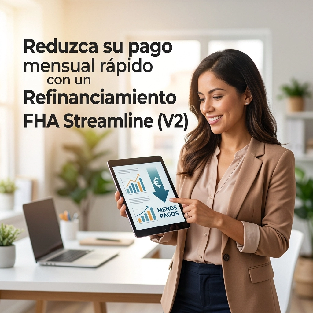 Reduzca su pago mensual rápido con un Refinanciamiento FHA Streamline (V2)