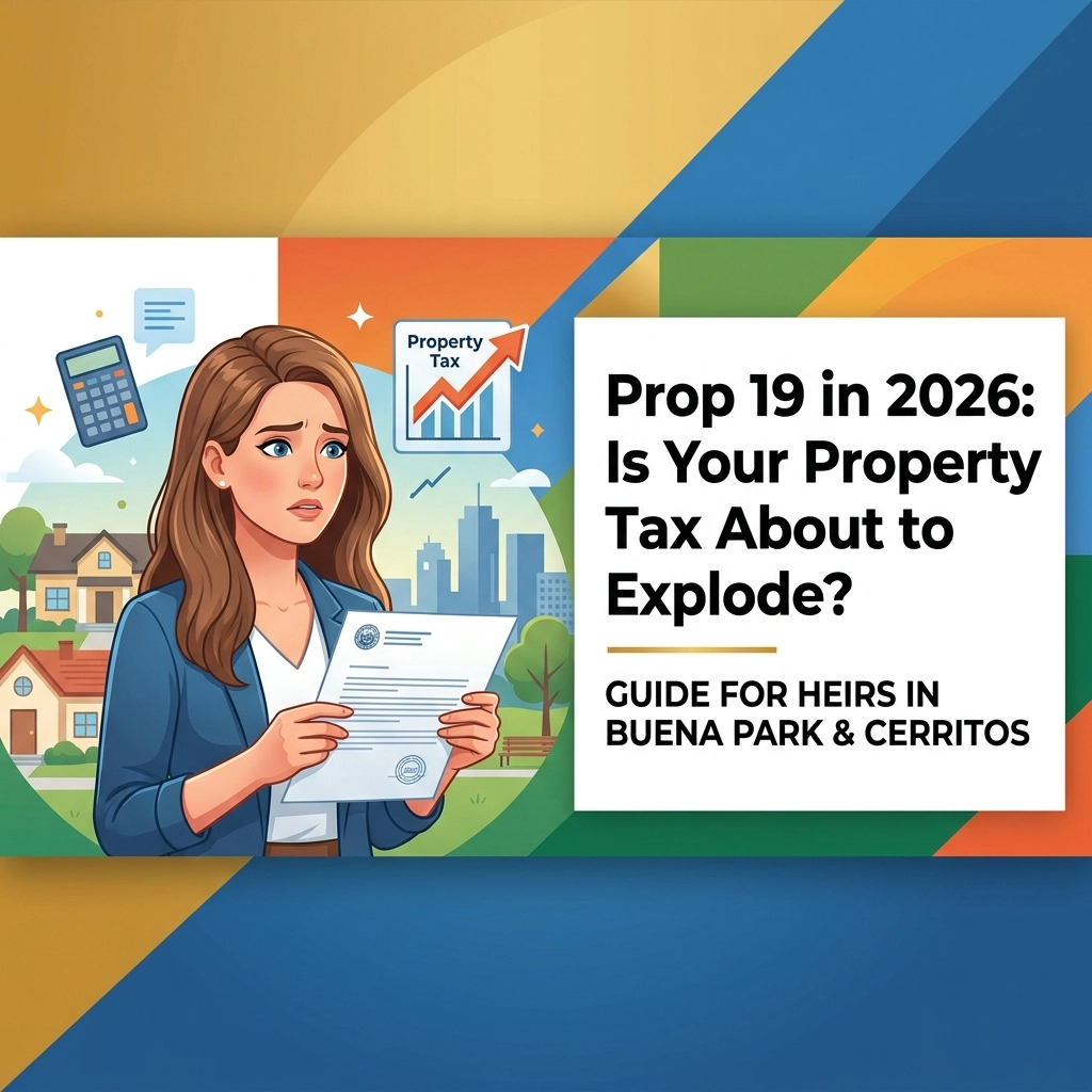 Prop 19 in 2026: Is Your Property Tax About to Explode? Guide for Heirs in Buena Park & Cerritos