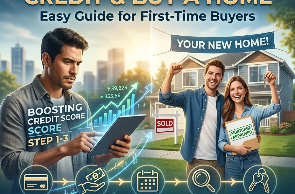 5 Steps to Fix Your Credit and Buy a Home (Easy Guide for First-Time Buyers)