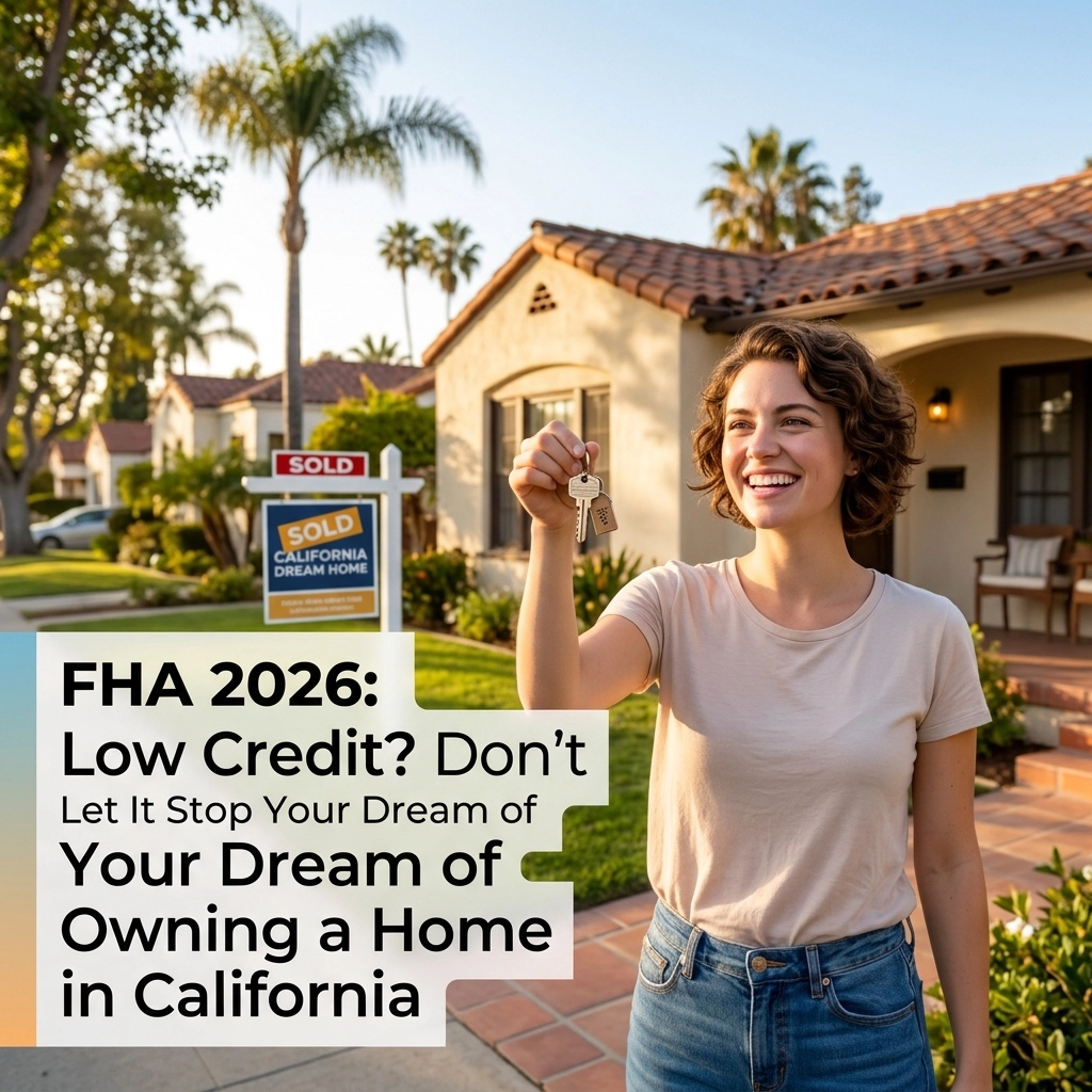 FHA 2026: Low Credit? Don’t Let It Stop Your Dream of Owning a Home in California