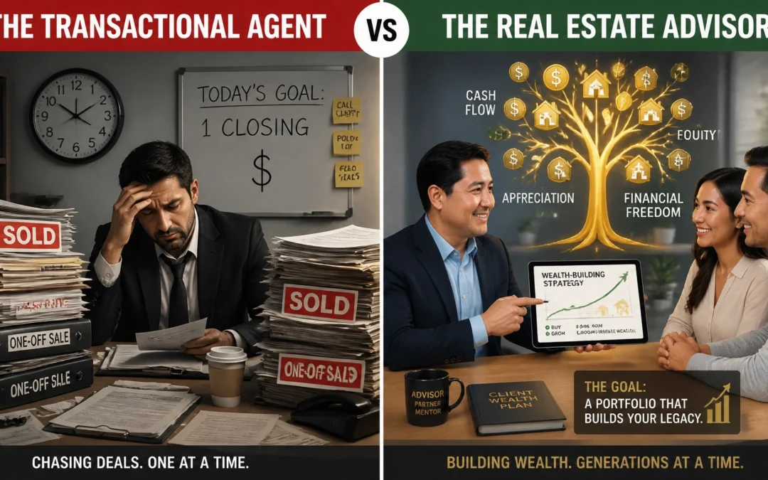 Transactional Agent Vs. Real Estate Advisor: Which Is Better For Your Long-Term Income?