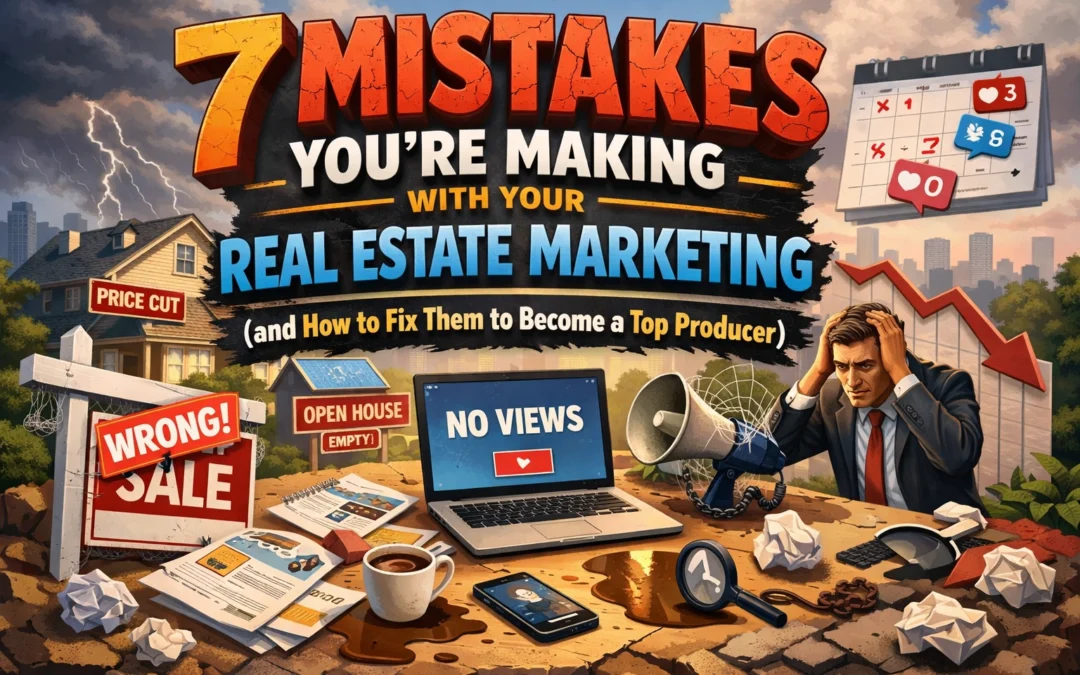 7 Mistakes You’re Making with Your Real Estate Marketing (and How to Fix Them to Become a Top Producer)