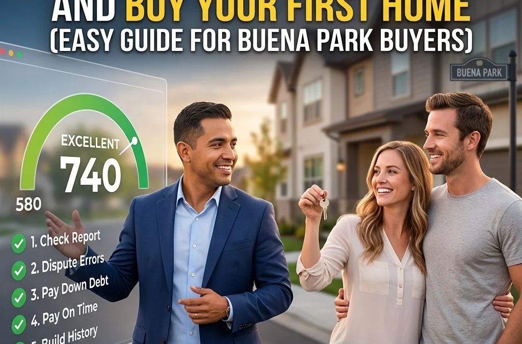 5 Steps to Fix Your Credit and Buy Your First Home (Easy Guide for Buena Park Buyers)