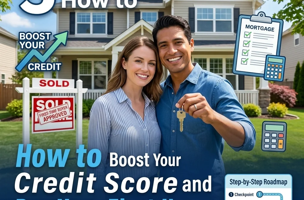 5 Steps How to Boost Your Credit Score and Buy Your First Home (Easy Guide for First-Time Buyers)