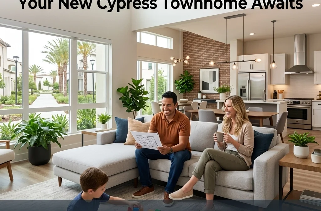 Modern Living at Madera Walk: Your New Cypress Townhome Awaits