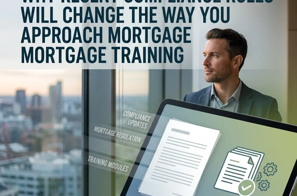 Why Recent Compliance Rules Will Change the Way You Approach Mortgage Training