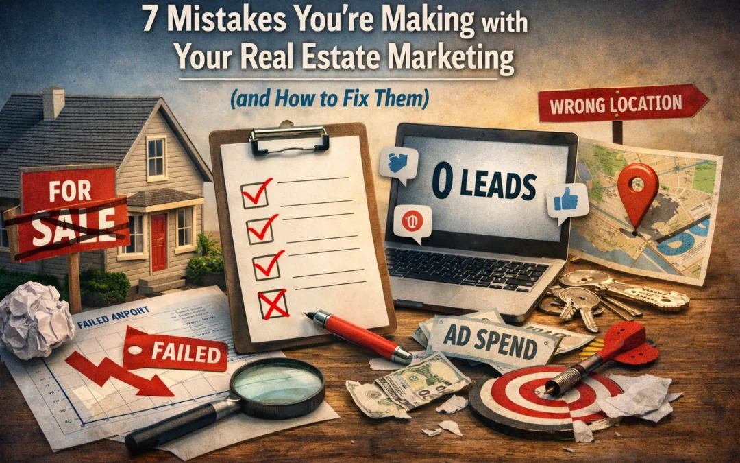 7 Mistakes You’re Making with Your Real Estate Marketing (and How to Fix Them)