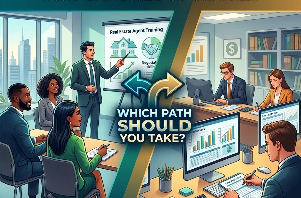 Real Estate Agent Training Vs. Loan Officer Courses: Which Path Should You Take?