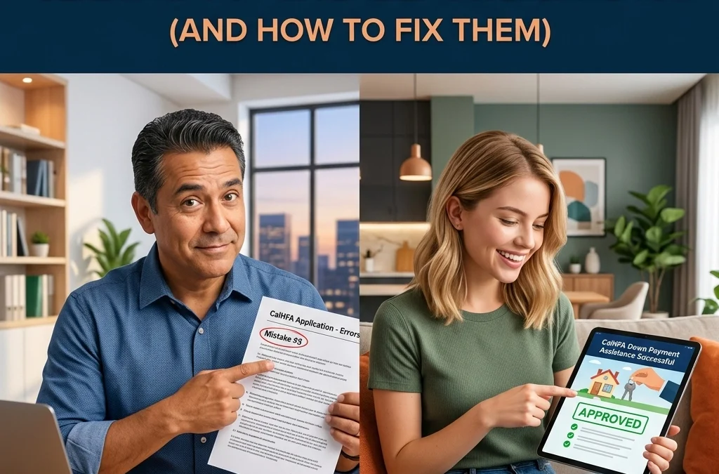 7 Mistakes You’re Making with CalHFA Down Payment Assistance (and How to Fix Them)