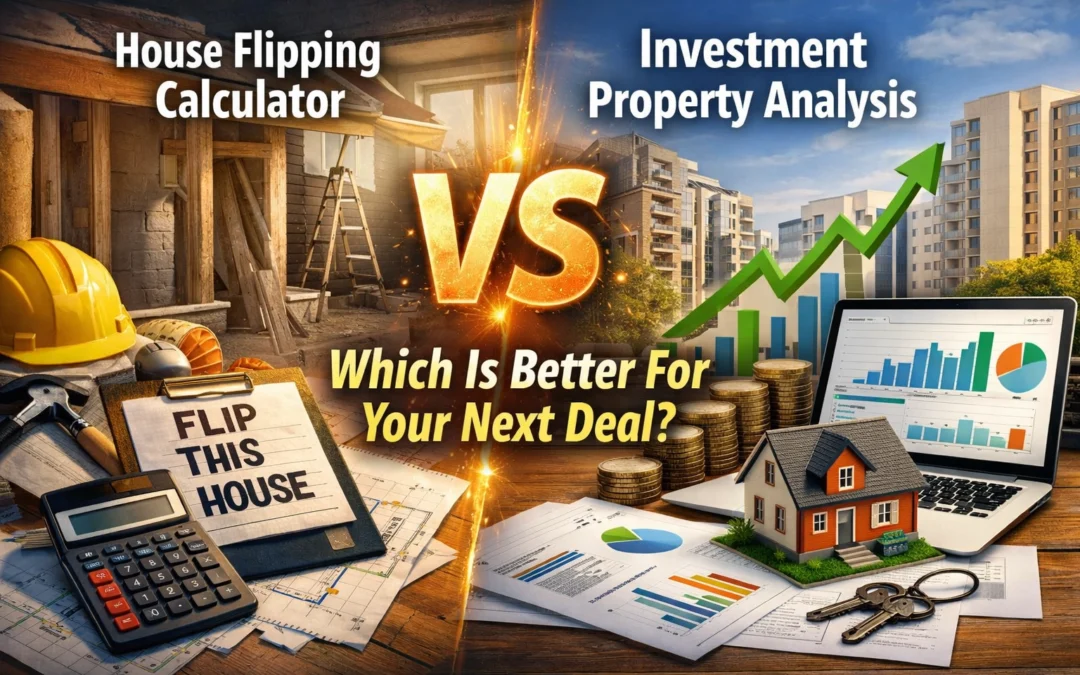 House Flipping Calculator Vs Investment Property Analysis: Which Is Better For Your Next Deal?