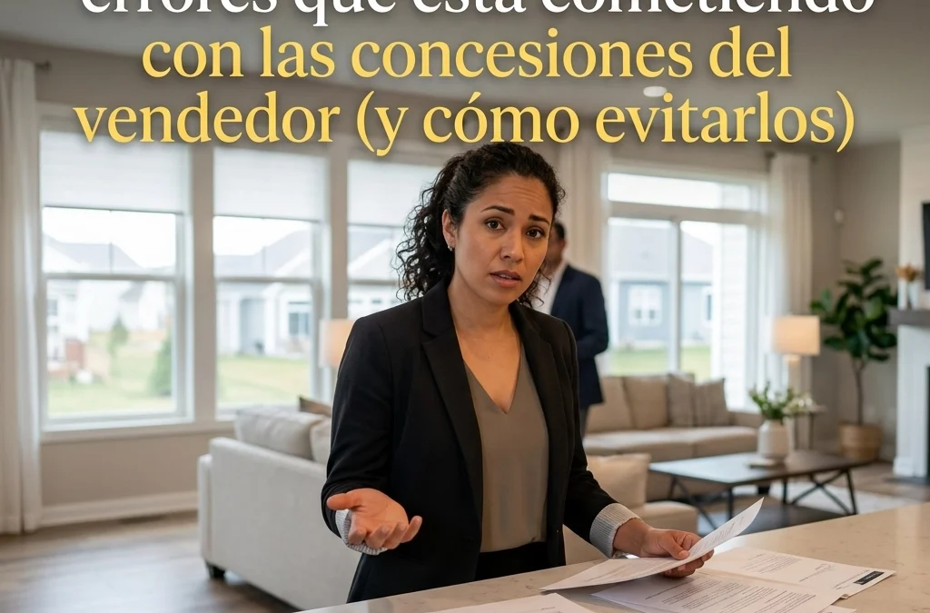 ¿Venderá su casa en 2026? 7 errores que está cometiendo con las concesiones del vendedor (y cómo evitarlos)