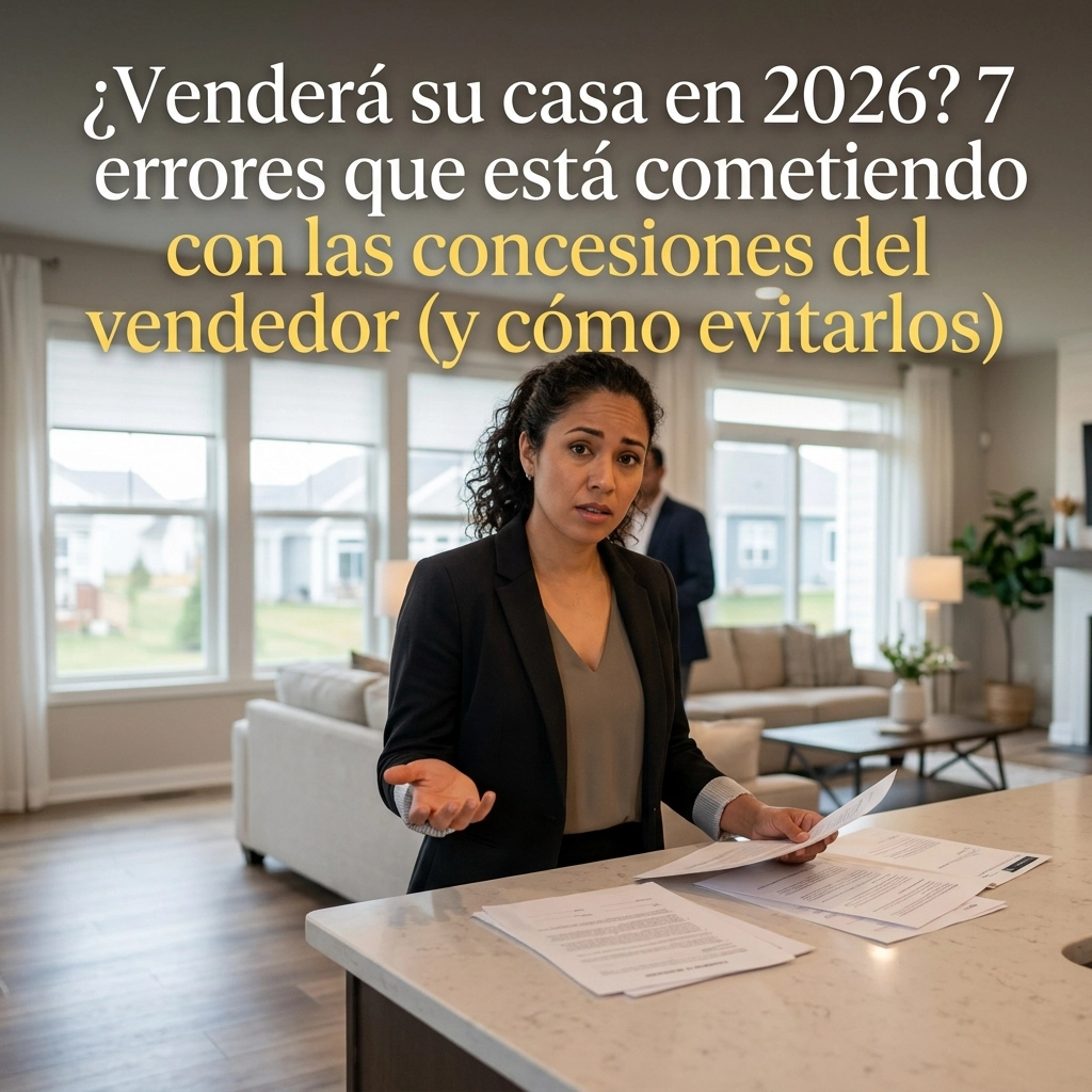 ¿Venderá su casa en 2026? 7 errores que está cometiendo con las concesiones del vendedor (y cómo evitarlos)