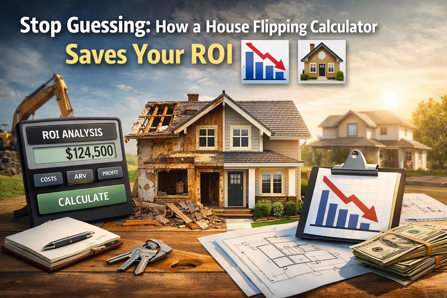 Stop Guessing: How a House Flipping Calculator Saves Your ROI 📉🏠