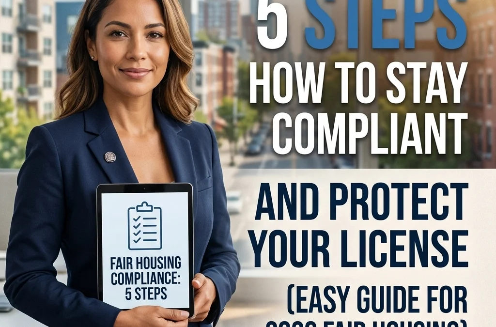 5 Steps How to Stay Compliant and Protect Your License (Easy Guide for 2026 Fair Housing)