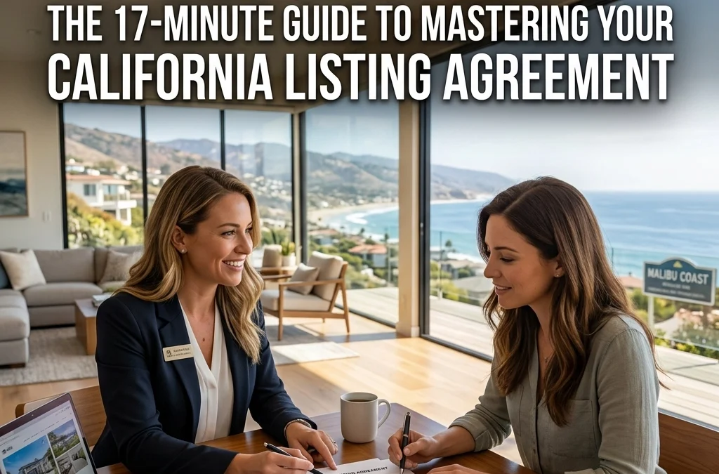 Stop Guessing: The 17-Minute Guide to Mastering Your California Listing Agreement