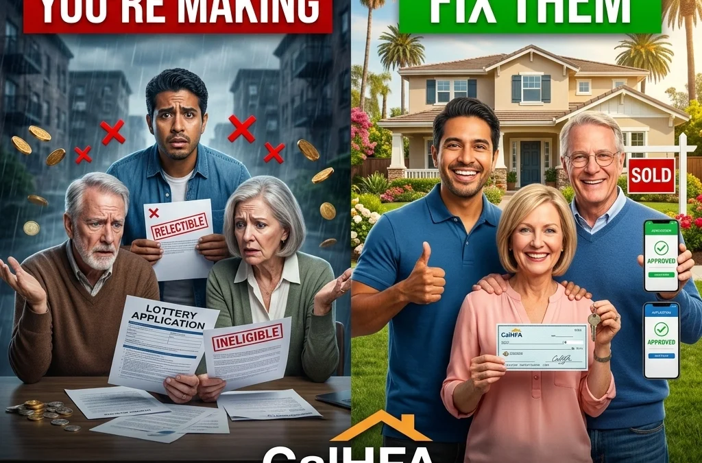 7 Mistakes You’re Making with the CalHFA Dream For All Lottery (and How to Fix Them)