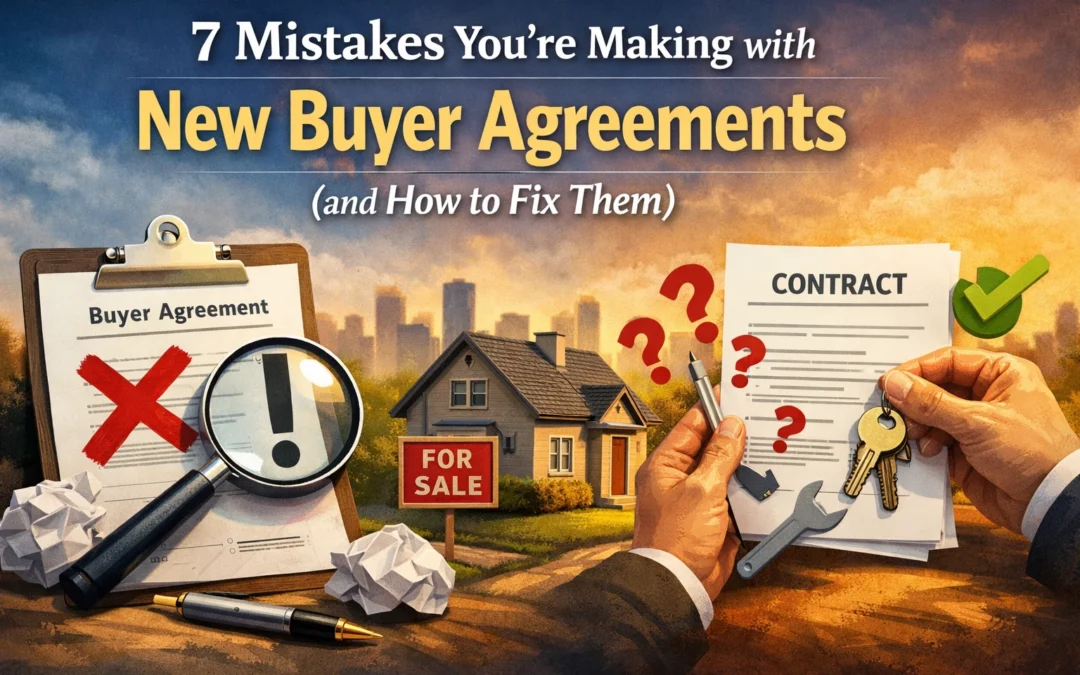 7 Mistakes You’re Making with New Buyer Agreements (and How to Fix Them)
