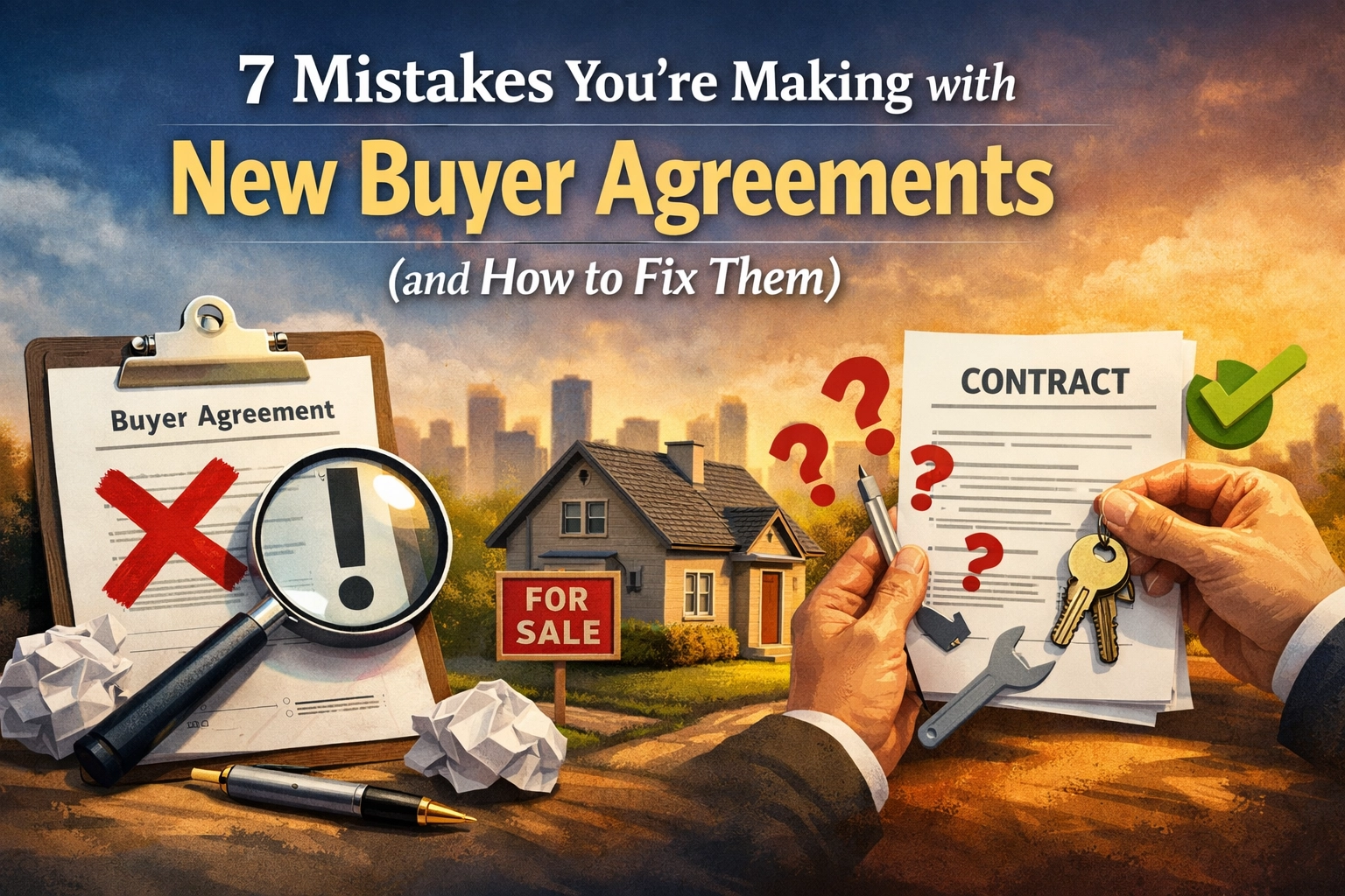 7 Mistakes You’re Making with New Buyer Agreements (and How to Fix Them)