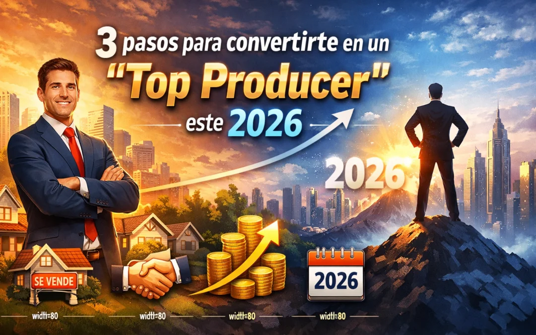 3 pasos para convertirte en un ‘Top Producer’ este 2026