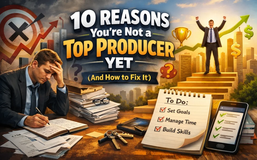 10 Reasons You’re Not a Top Producer Yet (And How to Fix It)