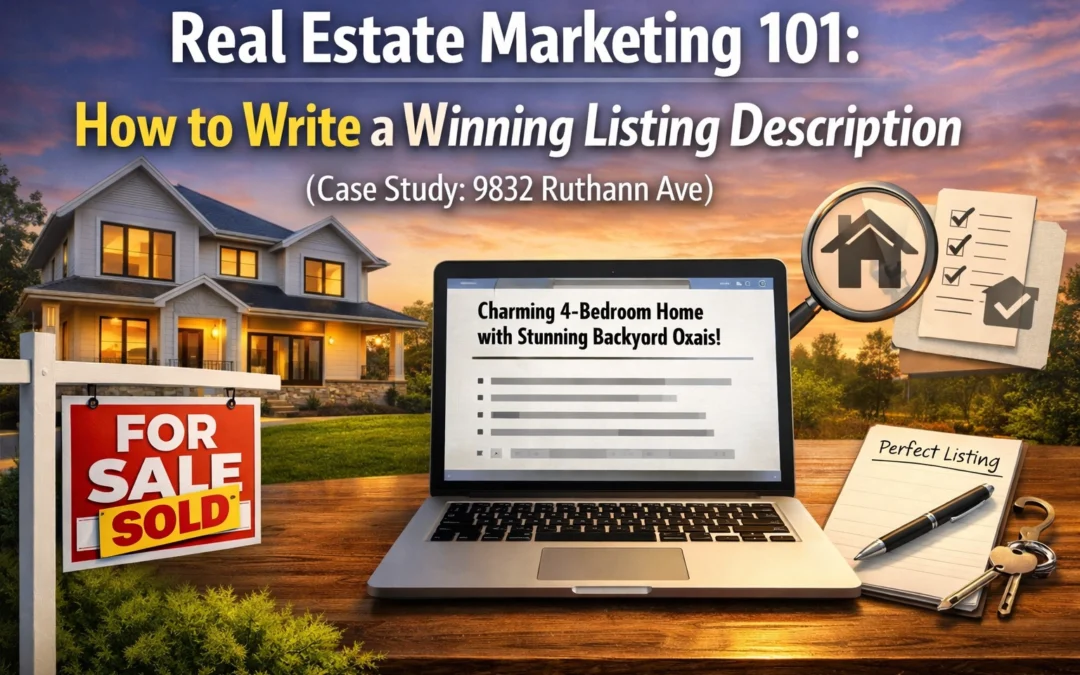 Real Estate Marketing 101: How to Write a Winning Listing Description (Case Study: 9832 Ruthann Ave)