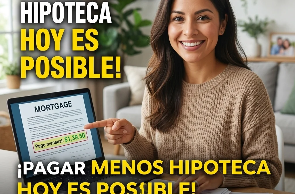 El truco sencillo para bajar su pago mensual de hipoteca ahora mismo (sin esperar a que bajen las tasas)