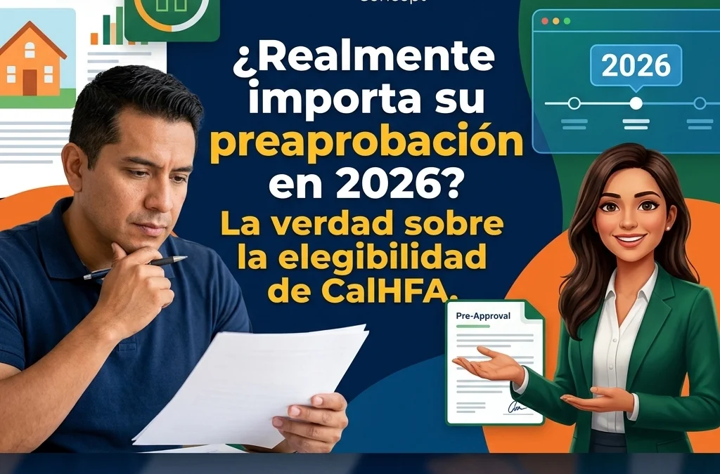 ¿Realmente importa su preaprobación en 2026? La verdad sobre la elegibilidad de CalHFA