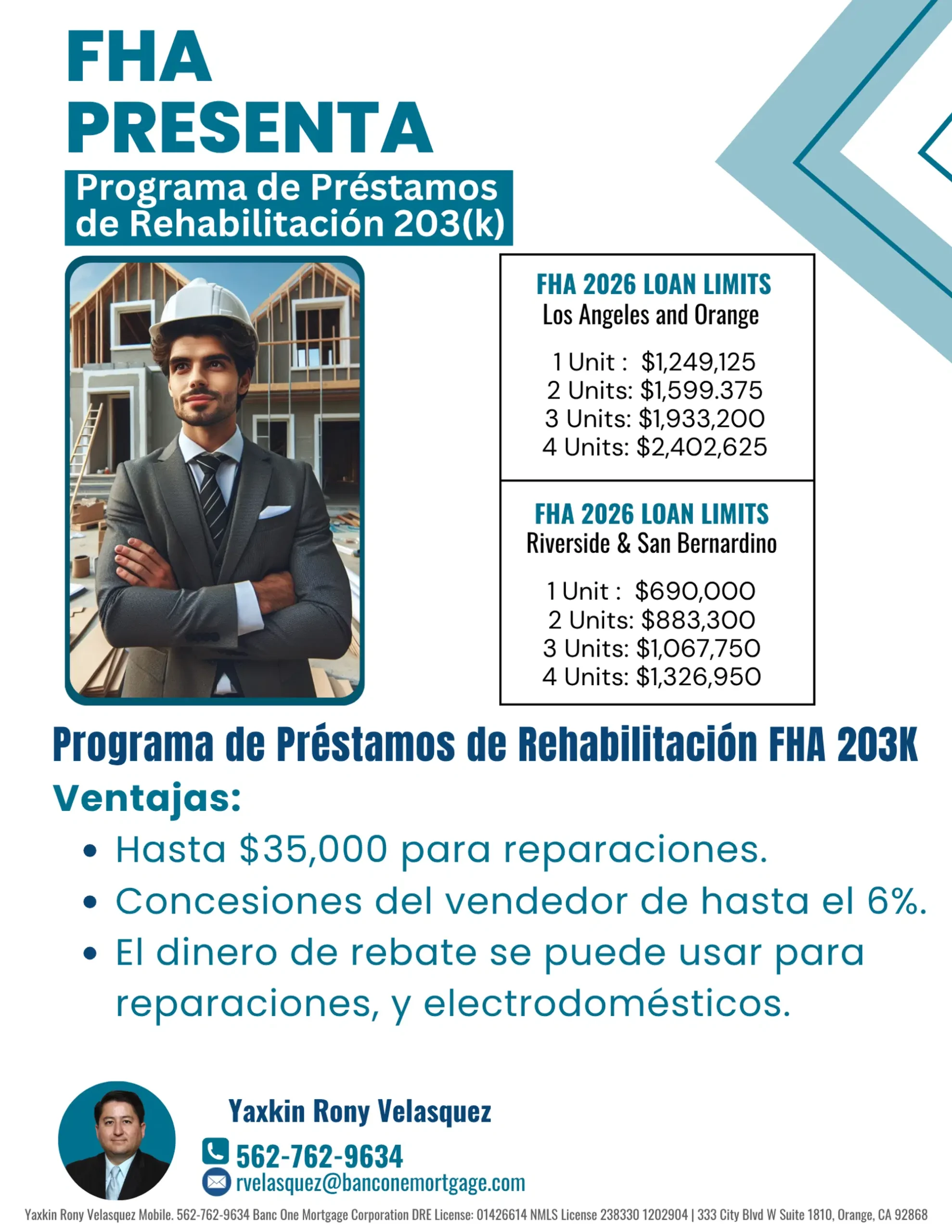 ¿Compras una Casa para Remodelar en California? Cómo los Préstamos FHA 203(k) Cubren las Reparaciones y la Casa en 2026
